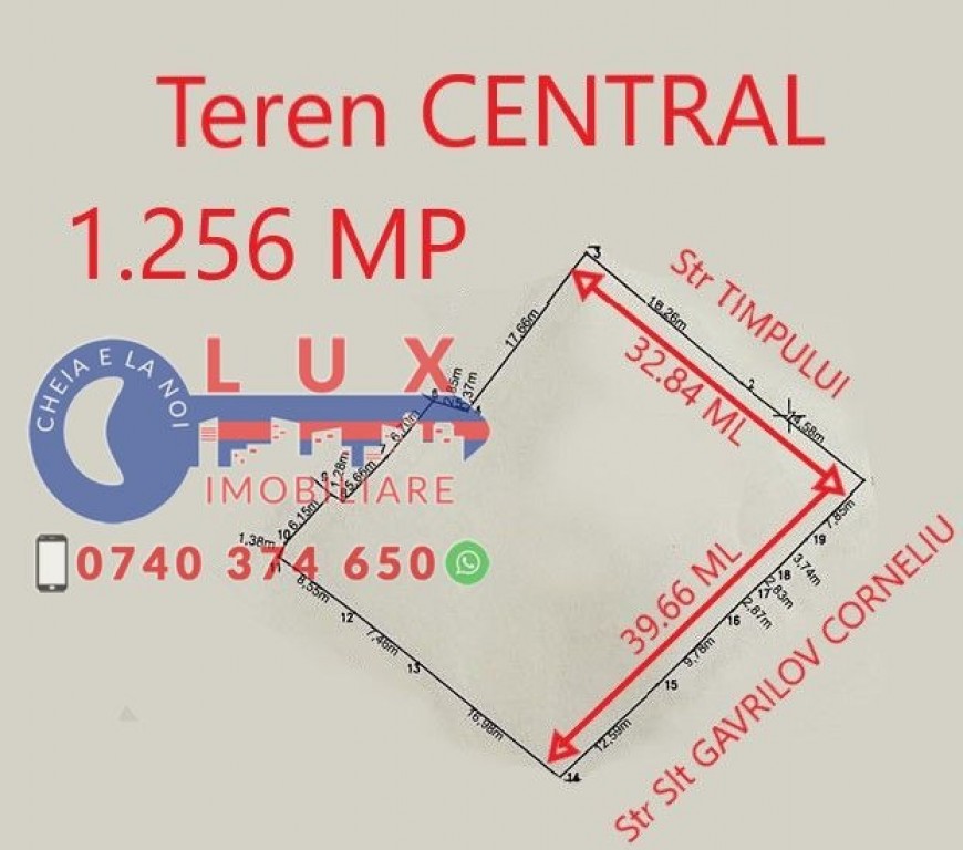 ID 7513 Teren CENTRAL - Str Slt Gavrilov Corneliu