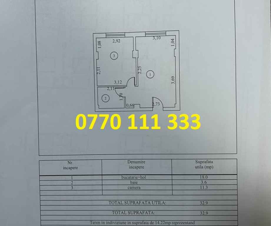 COMISION ZERO CUMPARATOR COMPLEX REZIDENTIAL NOU 2023, 1 CAM