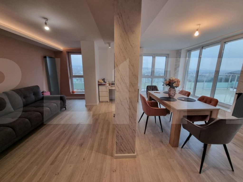 Apartament 2 camere, 63mp, terasa 54mp, zona Grigorescu