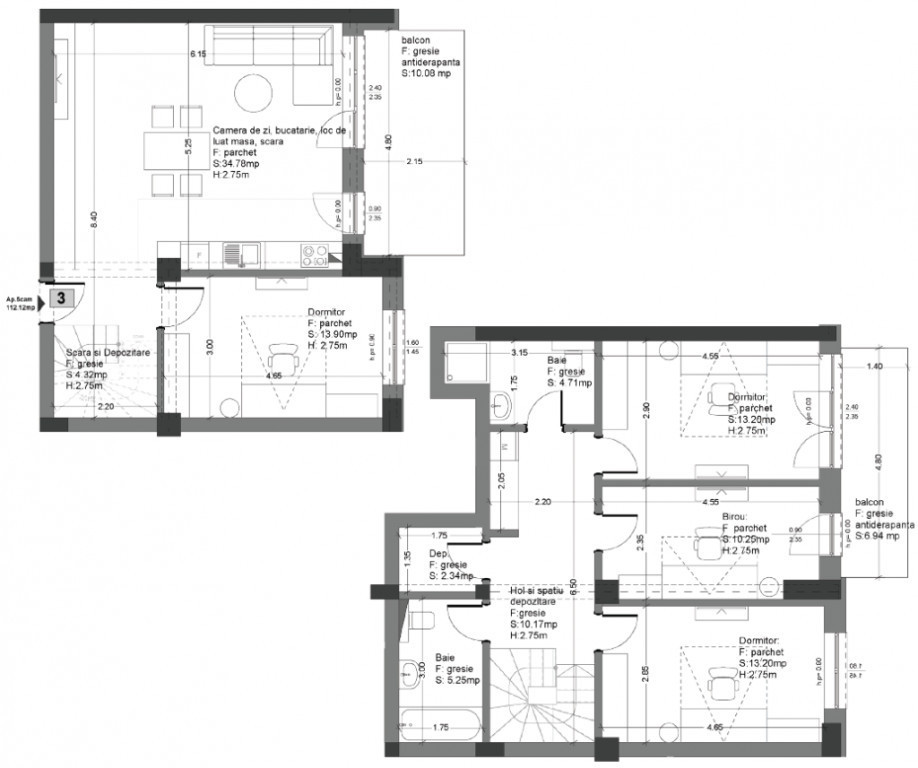 Apartament 5 camere in bloc nou, Avantgarden3 Brasov