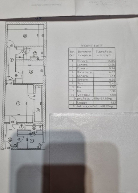 Apartament 3 camere - Titan - Piata Minis - posibilitate cen