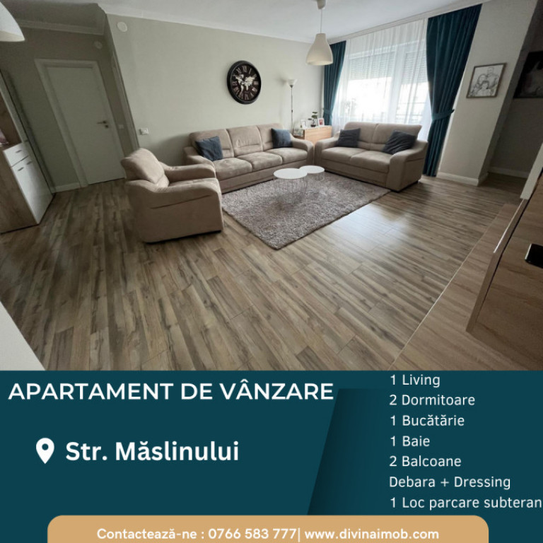 Apartament 3 camere, paracare subterana, Turnisor