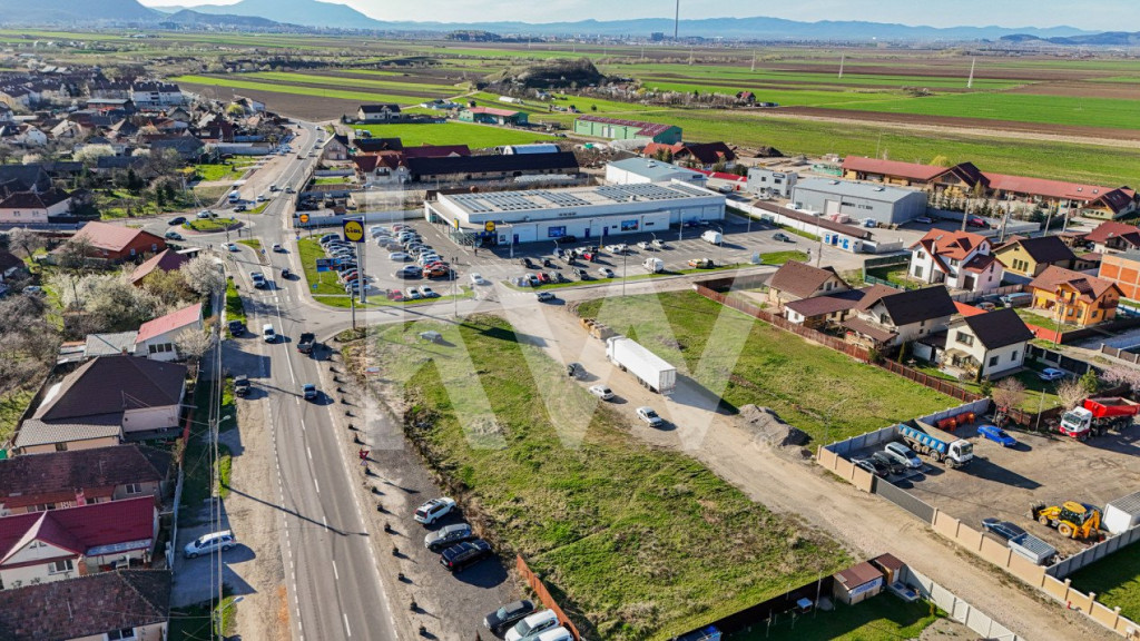 Vanzare 4 parcele teren de cate 592 mp in Sacele langa Lidl