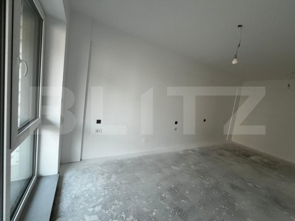 Apartament semifinisat de 2 camere, 60 mp, cartier Luceafaru