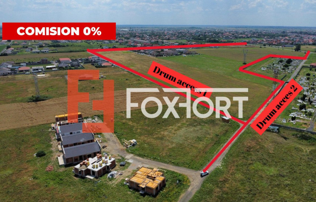 COMISION 0% - Parcele de teren pentru duplex Mosnita cu util