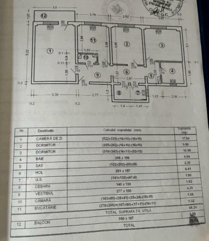 3 camere | decomandat | bloc anvelopat | 3 min metrou Gorjul