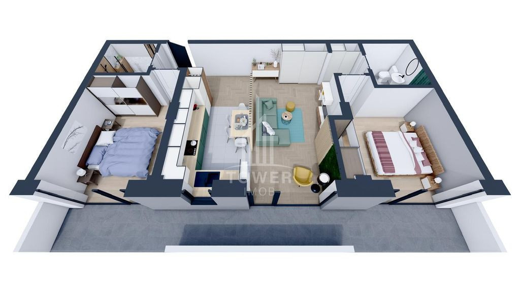 COMISION 0% | Apartament 3 camere de vânzare