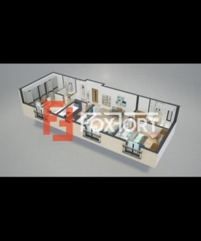 COMISION 0% Apartament cu 3 camere, etaj 2 + loc de parcare,