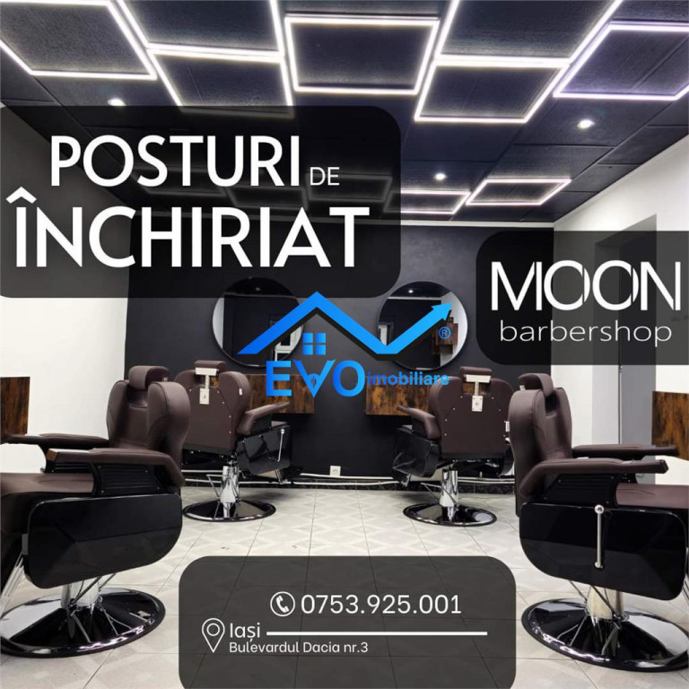 De inchiriat posturi Frizerie, BarberShop, 0 comision in Ia