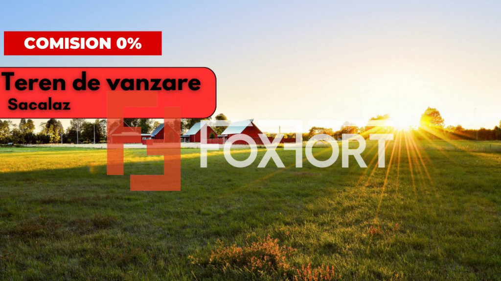 COMISION 0% - Teren intravilan de vanzare in Sacalaz - Preta