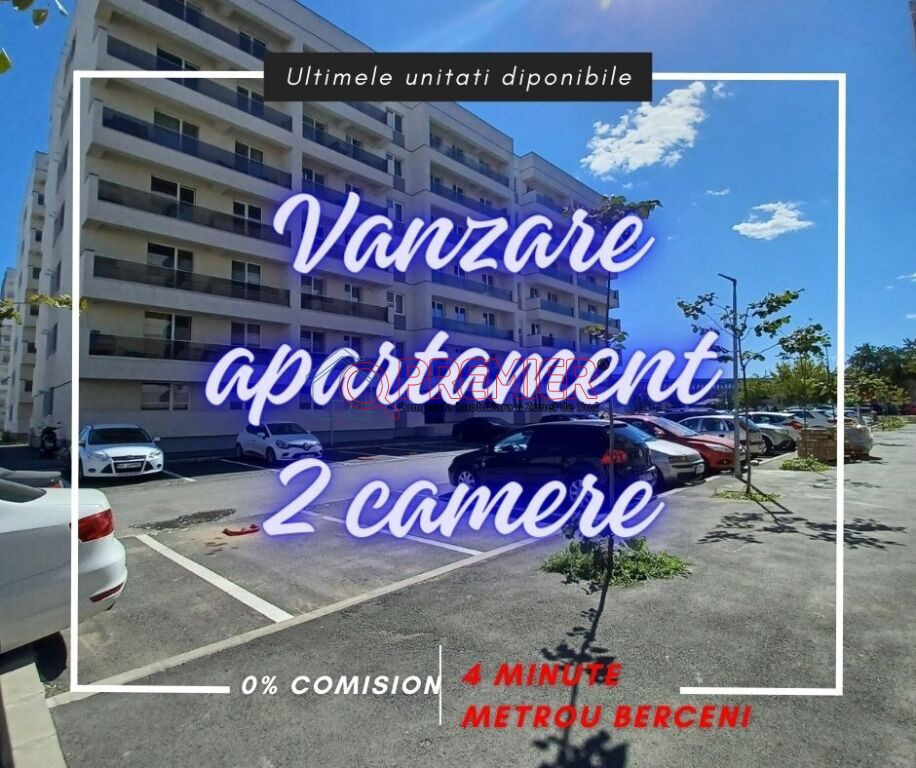 Apartament 2 camere -56,6 mp - 4 minute Metrou Berceni -