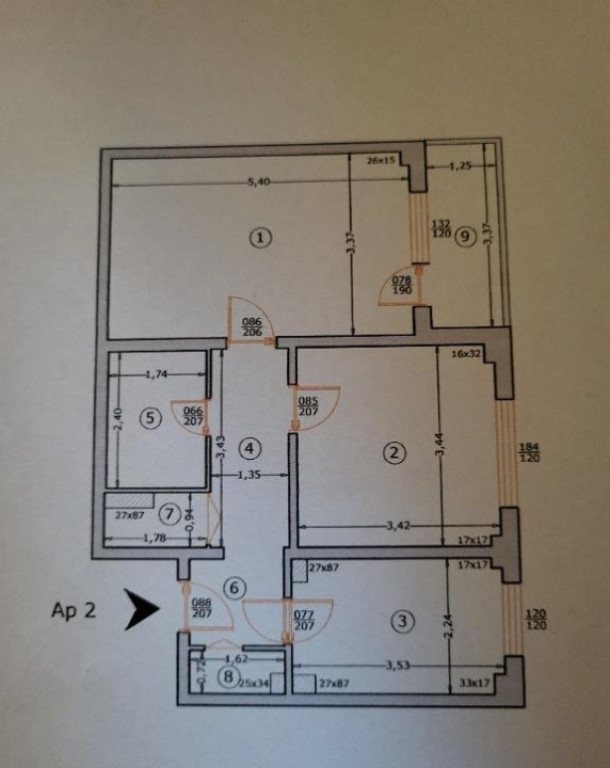 Apartament Decomandat 2 camere -metrou Nicolae Grigorescu