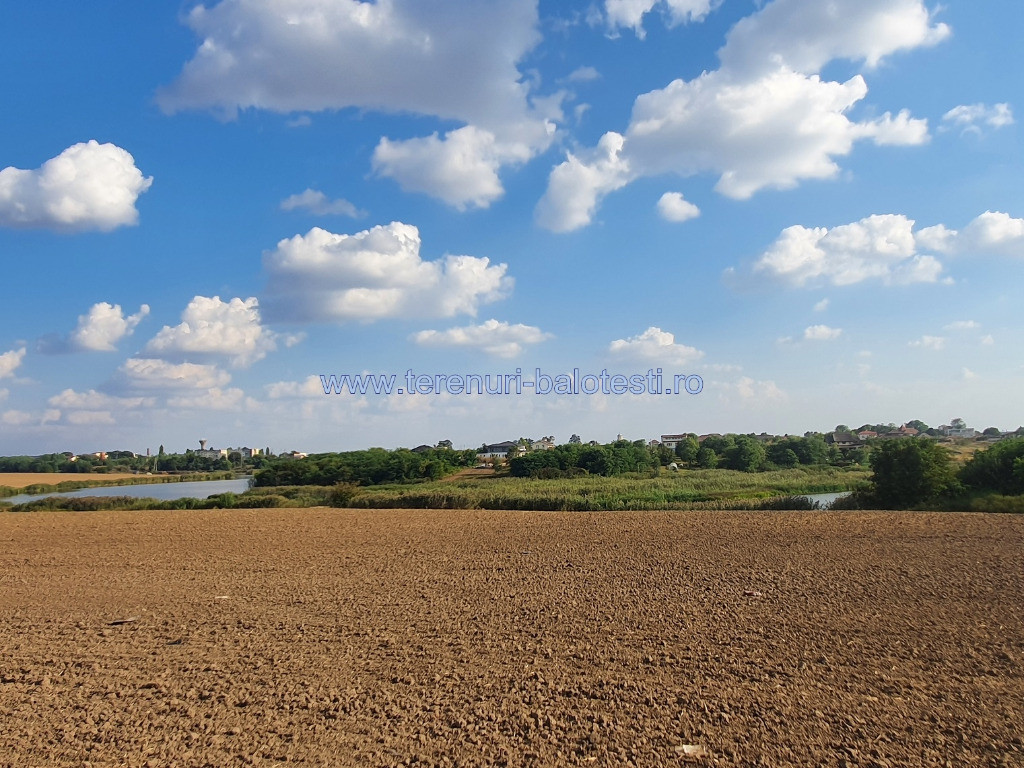 Teren vedere lac Balotesti 600mp