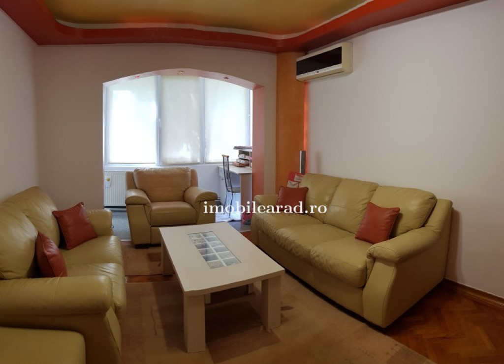 Apartament 2 camere amenajat-mobilat modern la cheie, et.1,