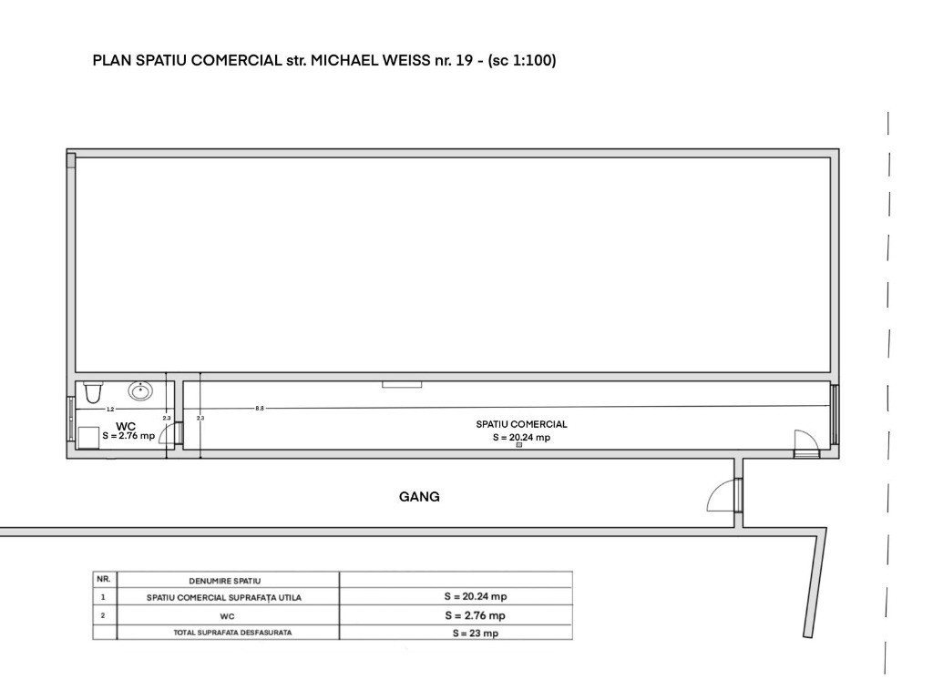 Spatiu Comecial Centrul Vechi