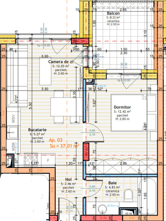 Apartament cu 2 camere, finisat, zona Somesului