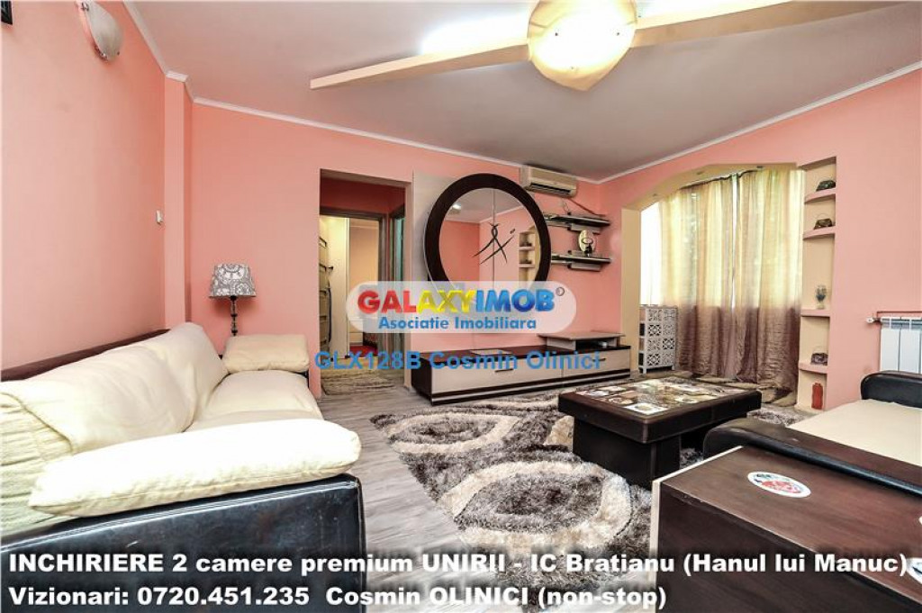 2 camere premium UNIRII - IC Bratianu - Hanul lui Manuc