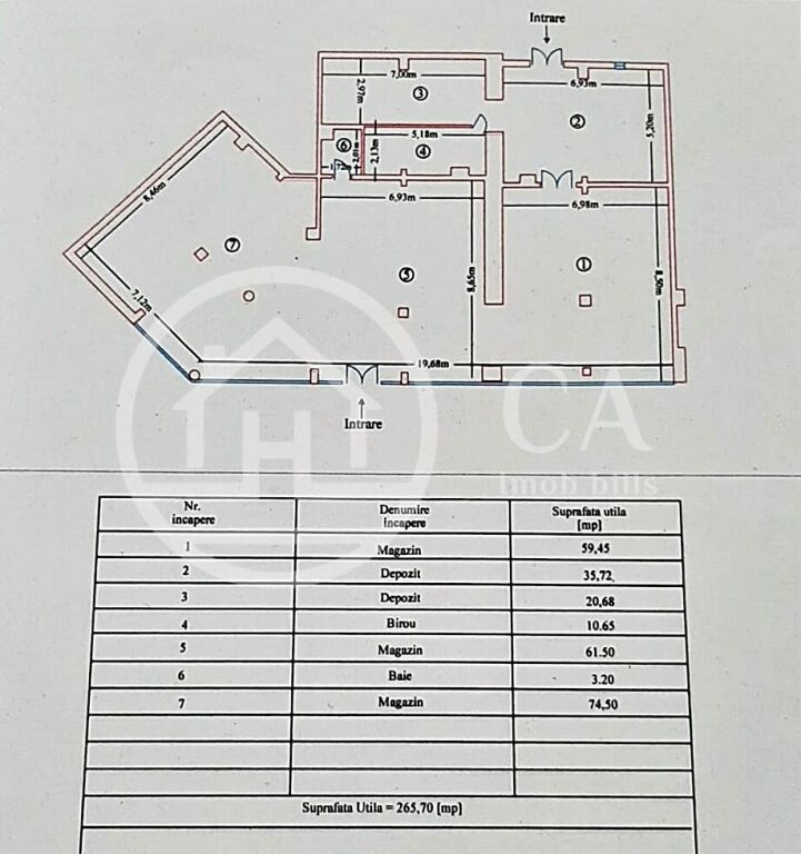 Spatiu comercial de in zona Rogerius