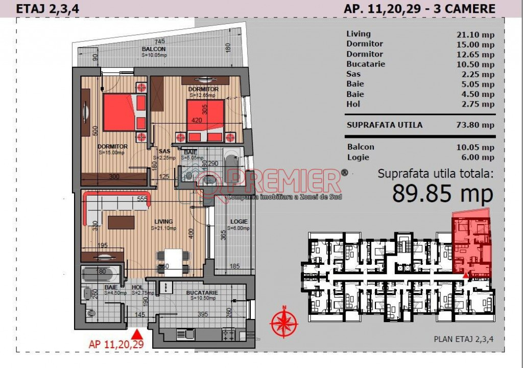 Oportunitate - Grand Arena Mall - 3 camere - 119051 euro