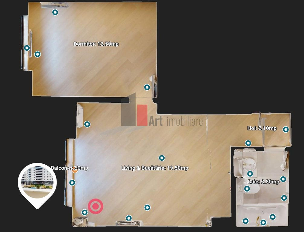 Apartament 2 camere mobilat/utilat - Cortina North|Comisi...