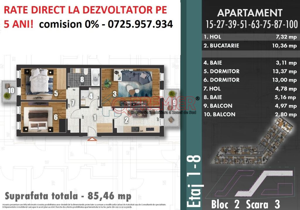 Rate direct dezvoltator 5 ani Berceni - Metalurgiei Park