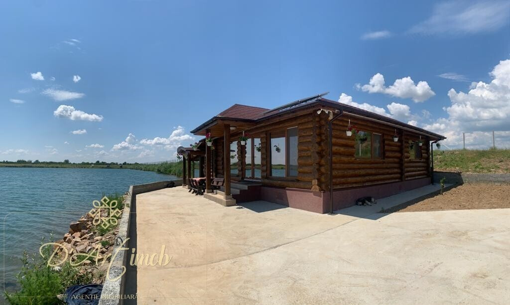 Lac de pescuit si cabana noua in Bors, Bihor