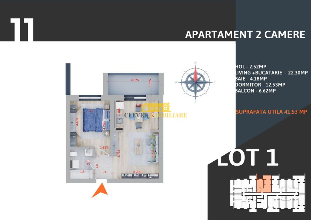 Apartament 2 camere Theodor Pallady-Loc Parcare BONUS