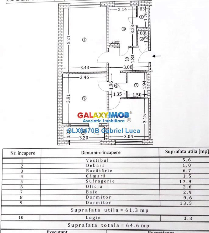 Apartament 3 camere 65 mp | Decomandat | Berceni - Almasul M