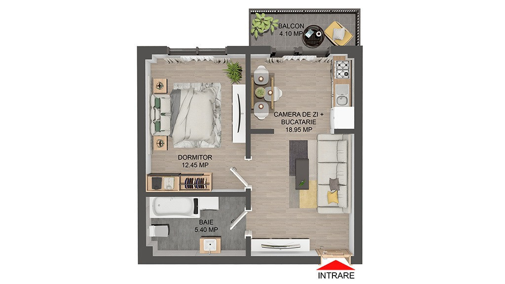 Apartament 2 camere finalizat bloc nou Cartierul Iriss comision 0