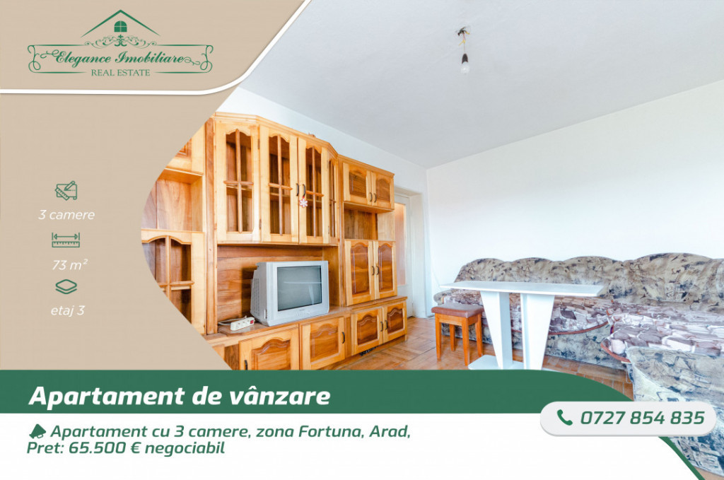 Apartament cu 3 camere