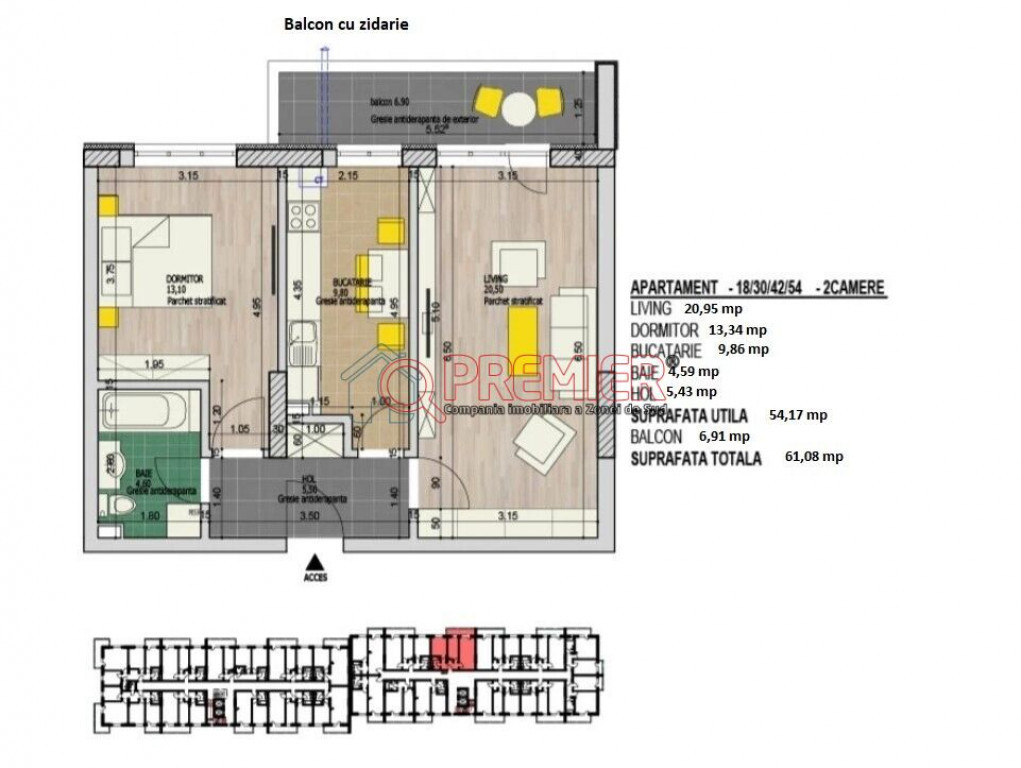 Metrou Aparatorii Patriei - 2 Camere Decomandat - Bloc Nou