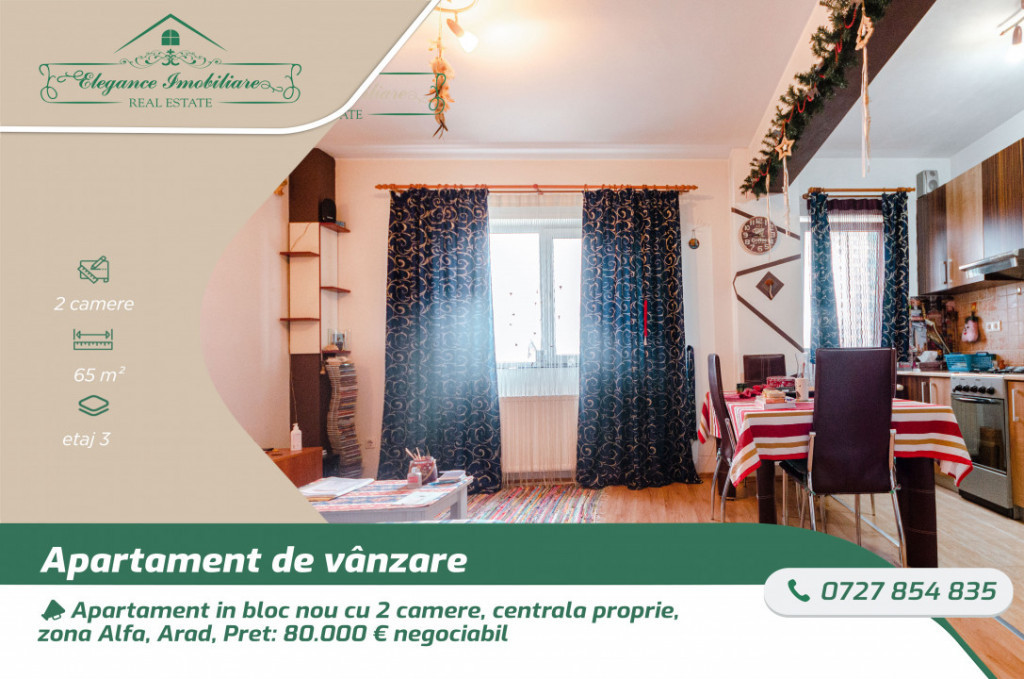 Apartament cu centrala proprie