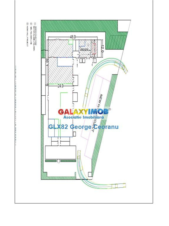 Spatiu industrial/comercial stradal Magurele Atomistilor