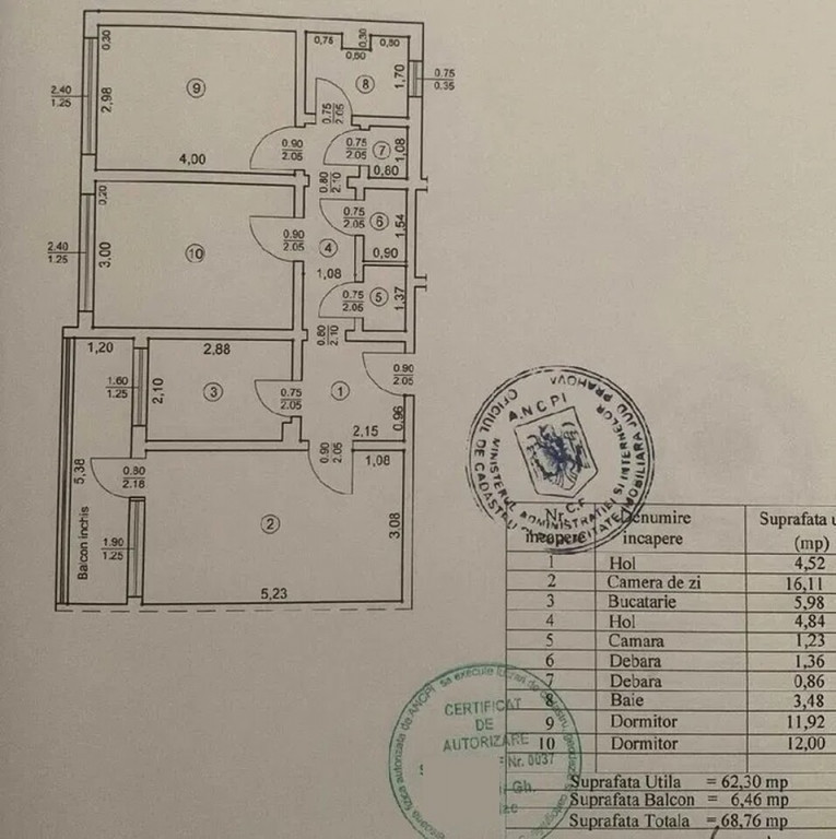 NORD - 3cam, cf1,dec, 3/10, T, intab - 65000 euro