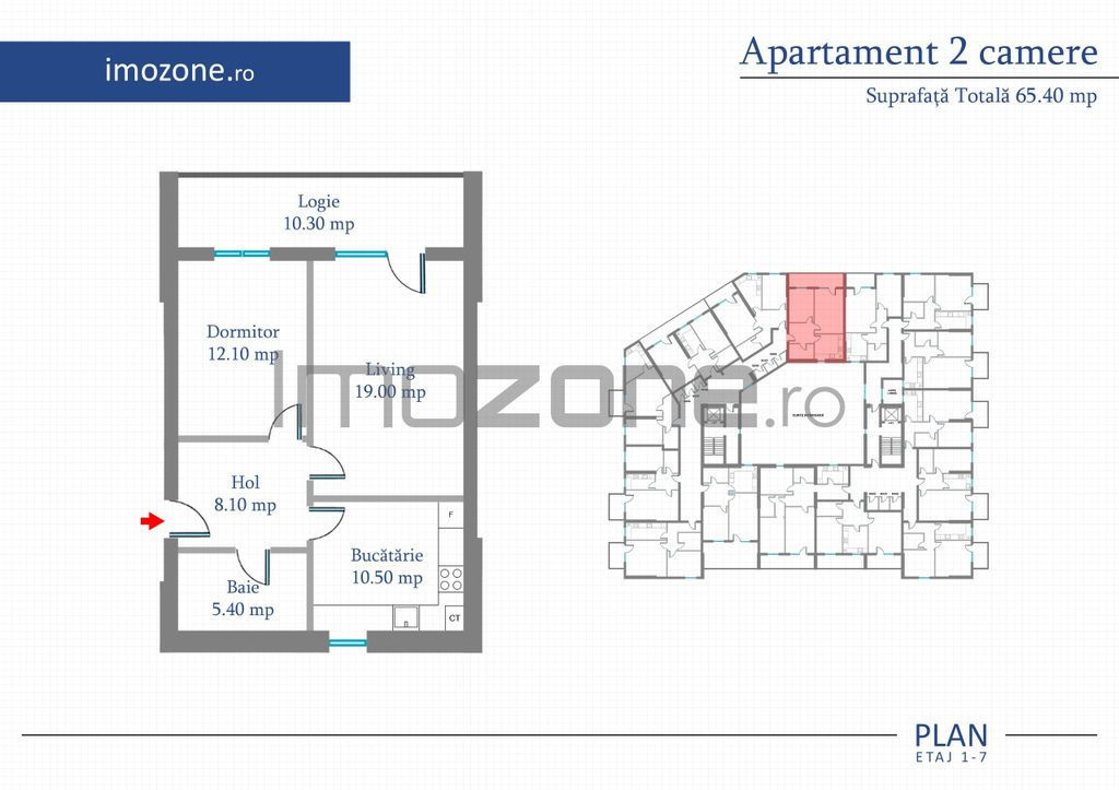 Apartament 2 Camere | 65 mp | Bloc Nou | Metrou Pacii / P...