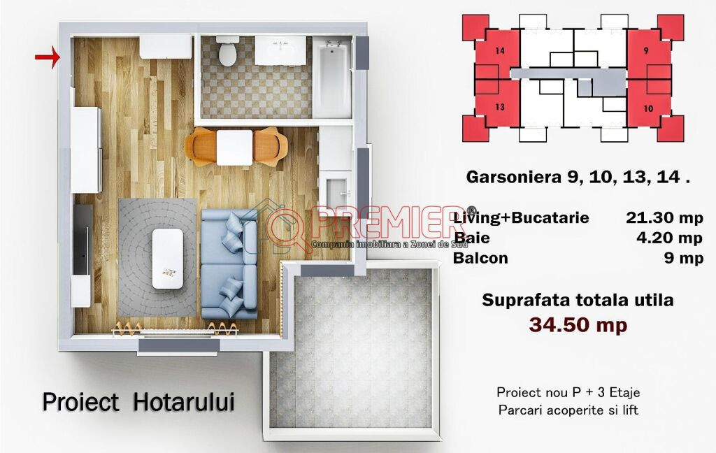 Metrou Dimitrie Leonida - Aparatorii Patriei - garsoniera