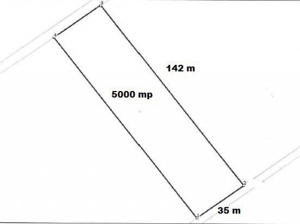 Pipera Radiofar 5000 mp desch 35m la 2 drumuri intravilan