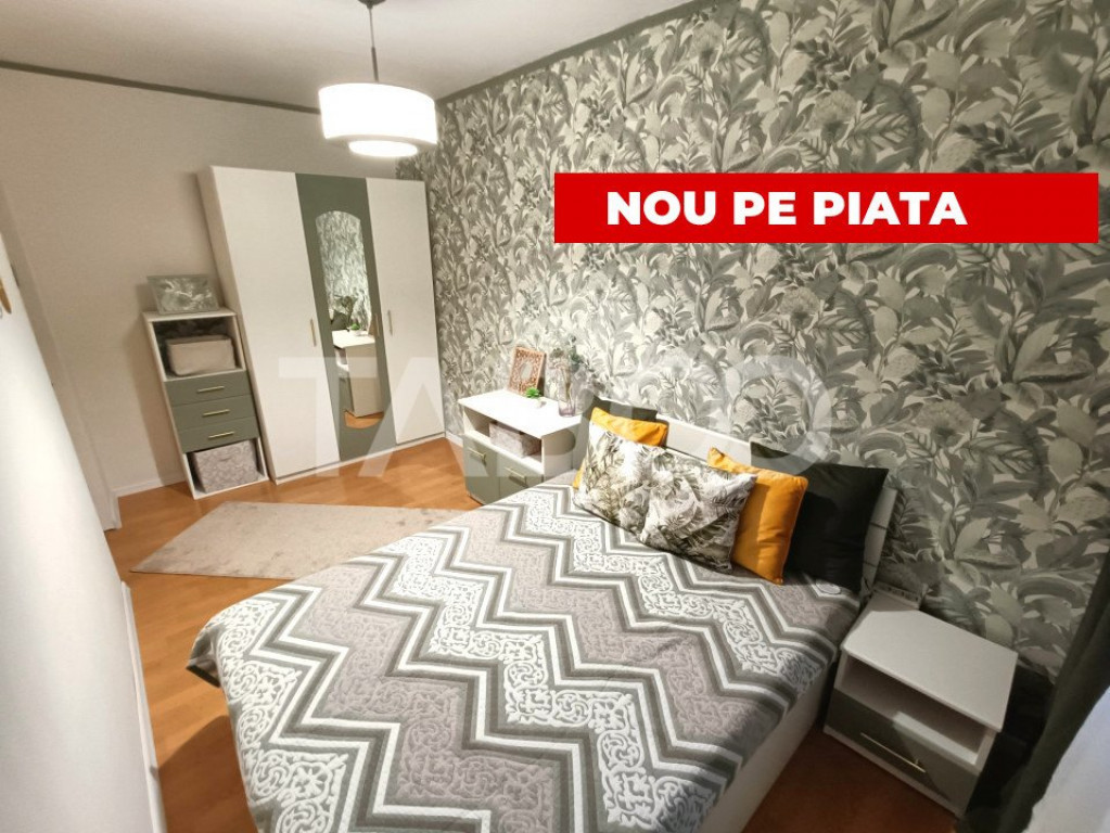 Apartament 2 camere de vanzare etaj 1 - renovat - mobilat si