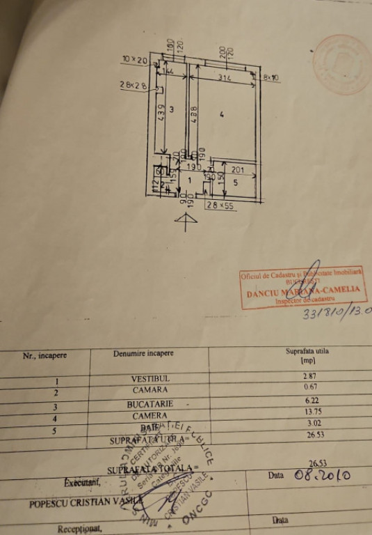 Garsoniera la 5 minute de metrou Crangasi