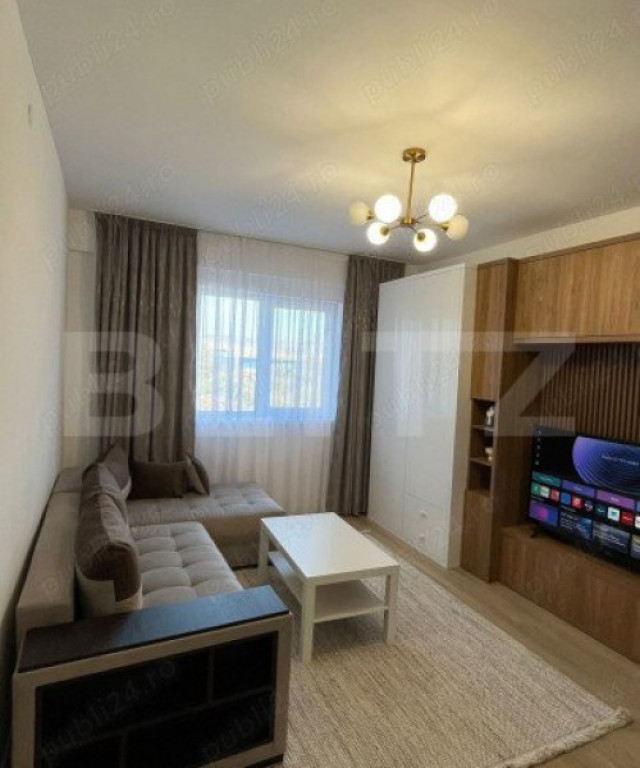 Apartament cu 2 camere, 45 mp, mobilat si utilat modern, zon