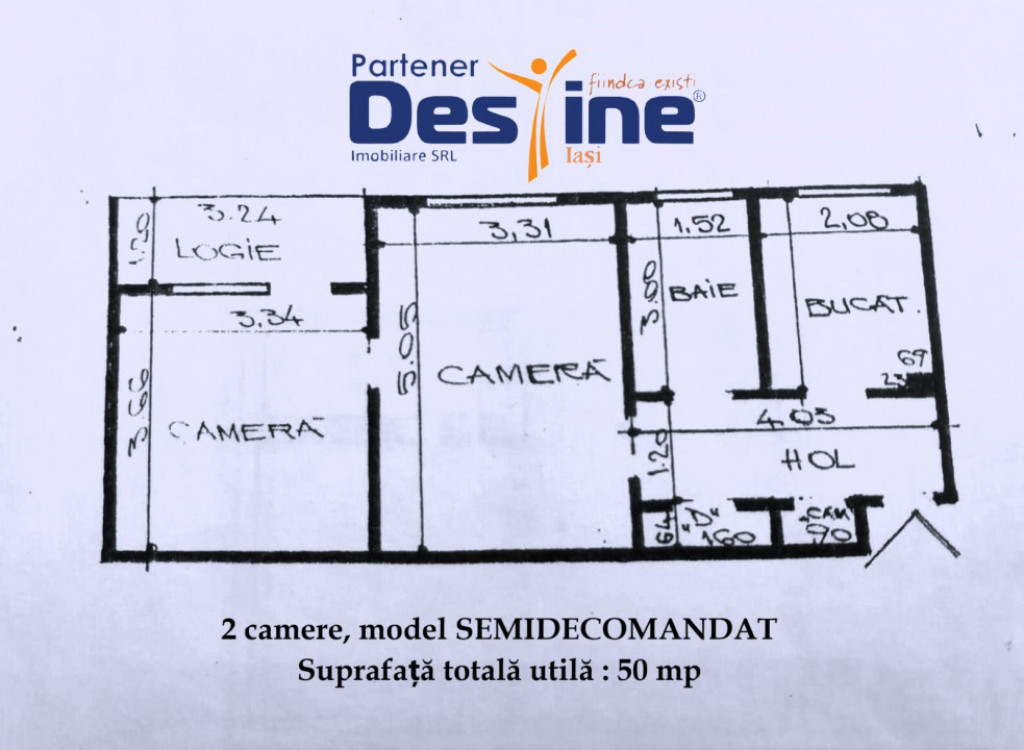 PODU ROȘ - PRIMA ÎNCHIRIERE - Apartament 2 camere, MOBILAT