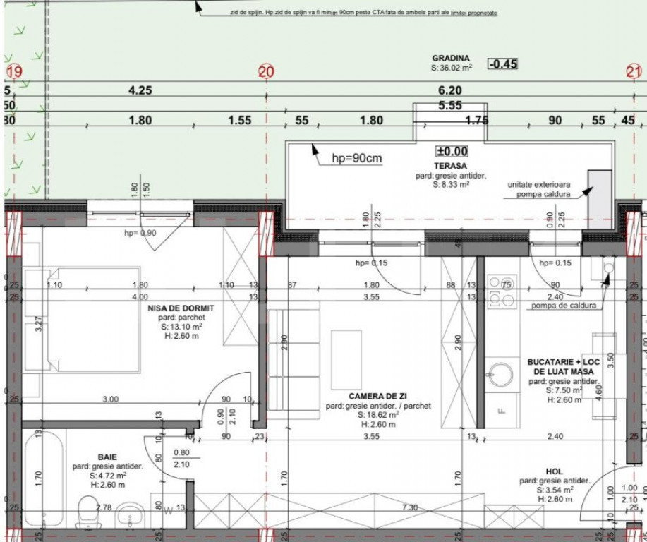 Apartament cu 2 camere, 47,48 mp, parcare inclusa, zona Beta