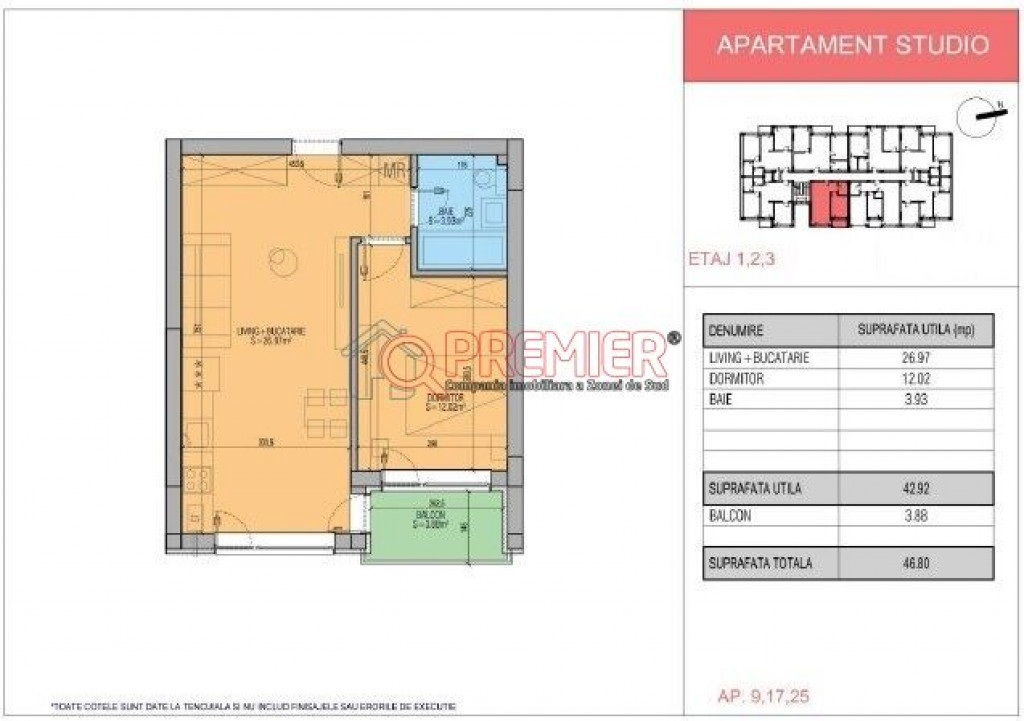 Popesti Leordeni - Primarie - Bloc tip boutique - 2 camere