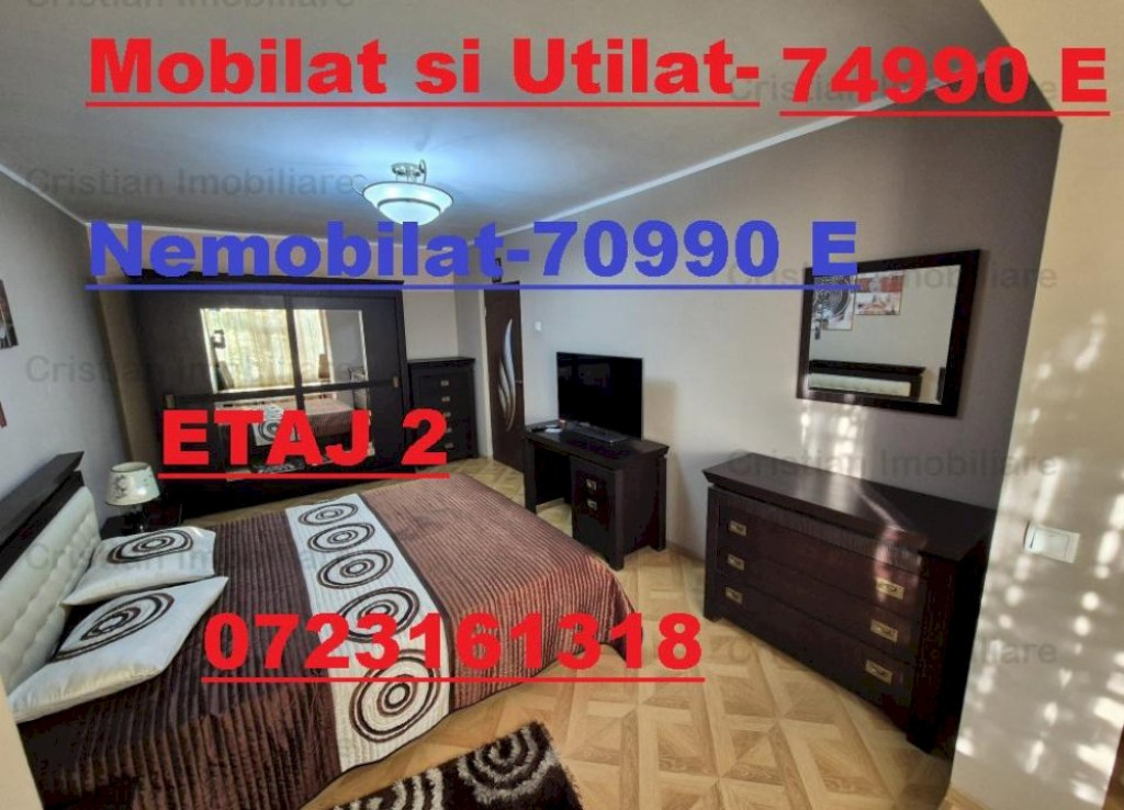 3 camere Totul Nou etaj 2 DOROBANTILOR Nemobilat sau Complet