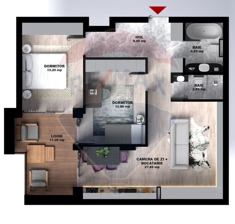 Apartament cu 3 camere Ultracentral De Vânzare Certifica...