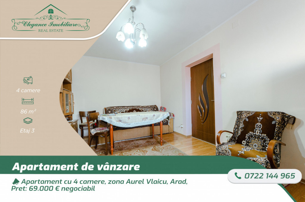 Apartament cu 4 camere