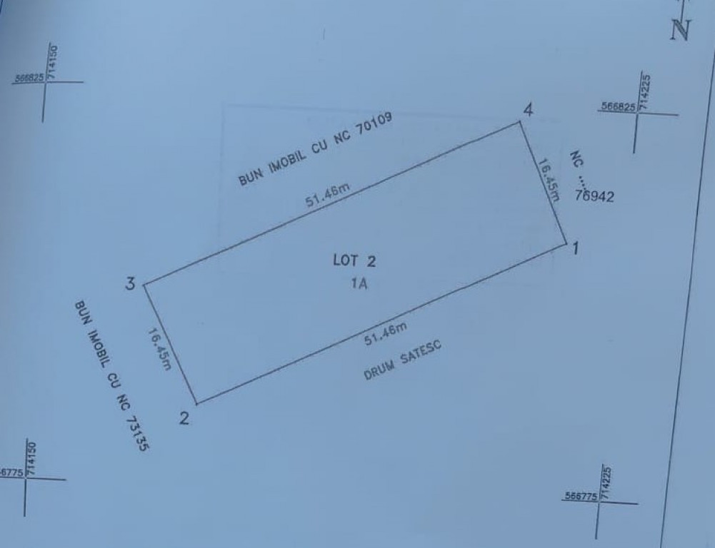 Teren 846 mp situat in intravilanul satului Secuia, Munetnii