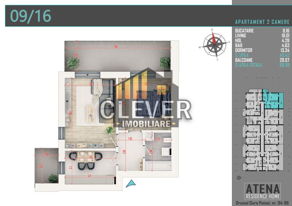 Th. Pallady-Apartament 2 camere Mutare Rapida Parcare Bonus