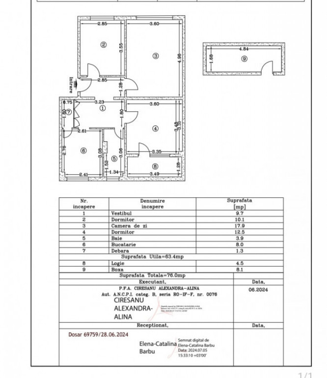 De Vanzare Apartament 3 Camere Titan Ozana