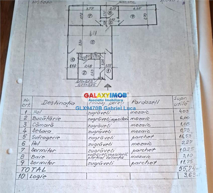 Apartament 3 camere 60mp | Berceni - Metrou Piata Sudului |